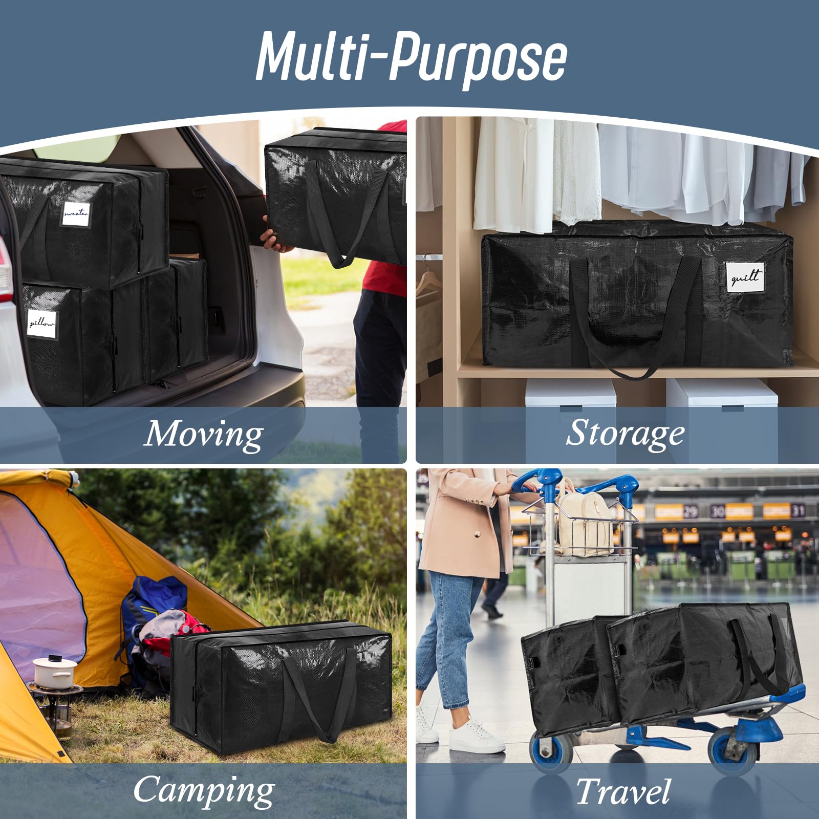 FYGRIP bags in a moving scenario showing sturdy transport convenience