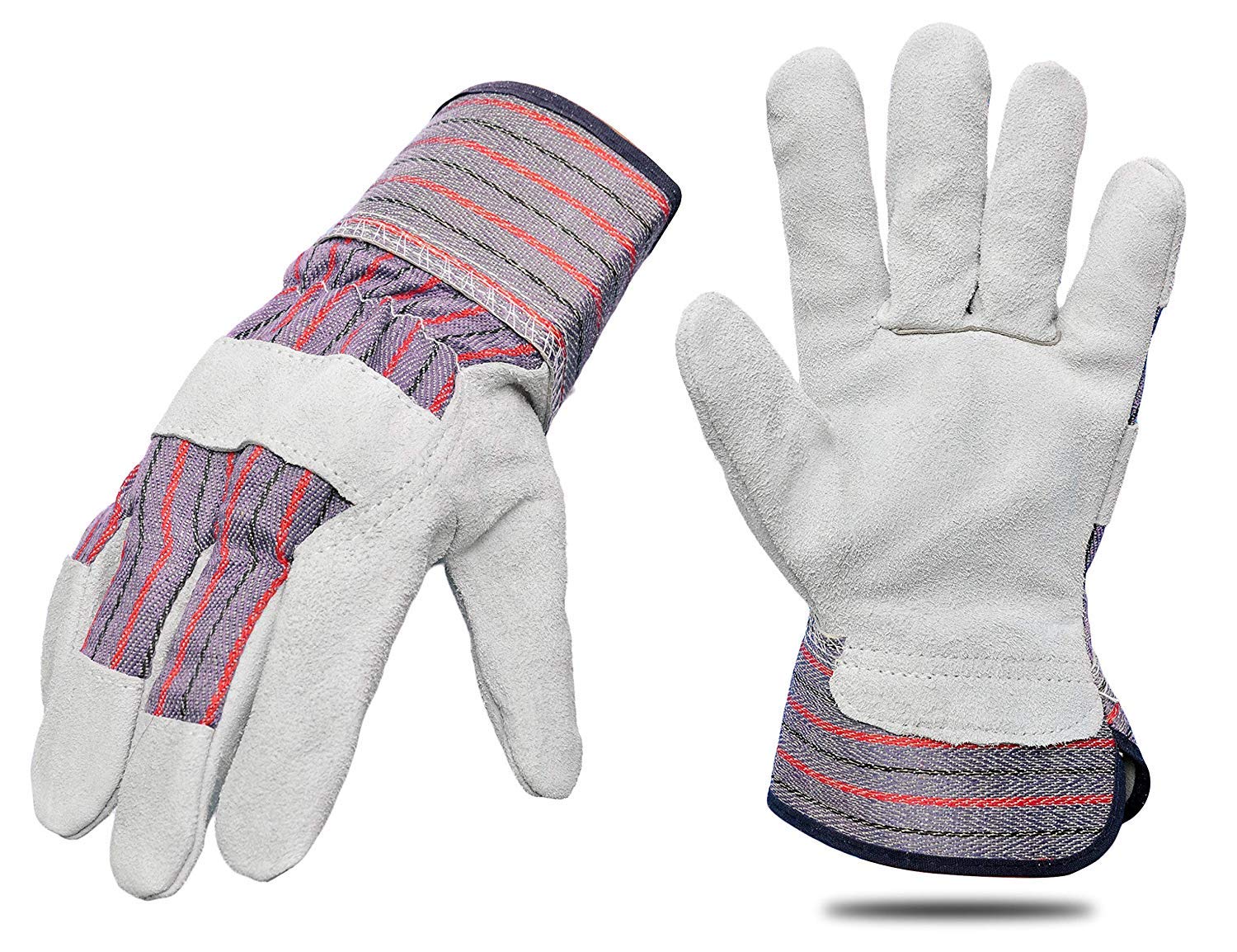 G & F gloves holding a wood plank showing protection during carpentry