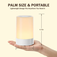 G Keni top touch control detail for easy one-handed brightness adjustment