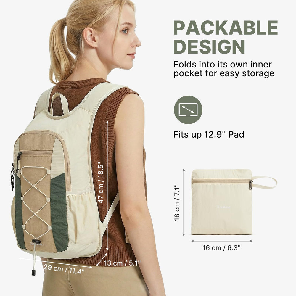 G4Free front elastic bungee holding a jacket for extra-carry benefit