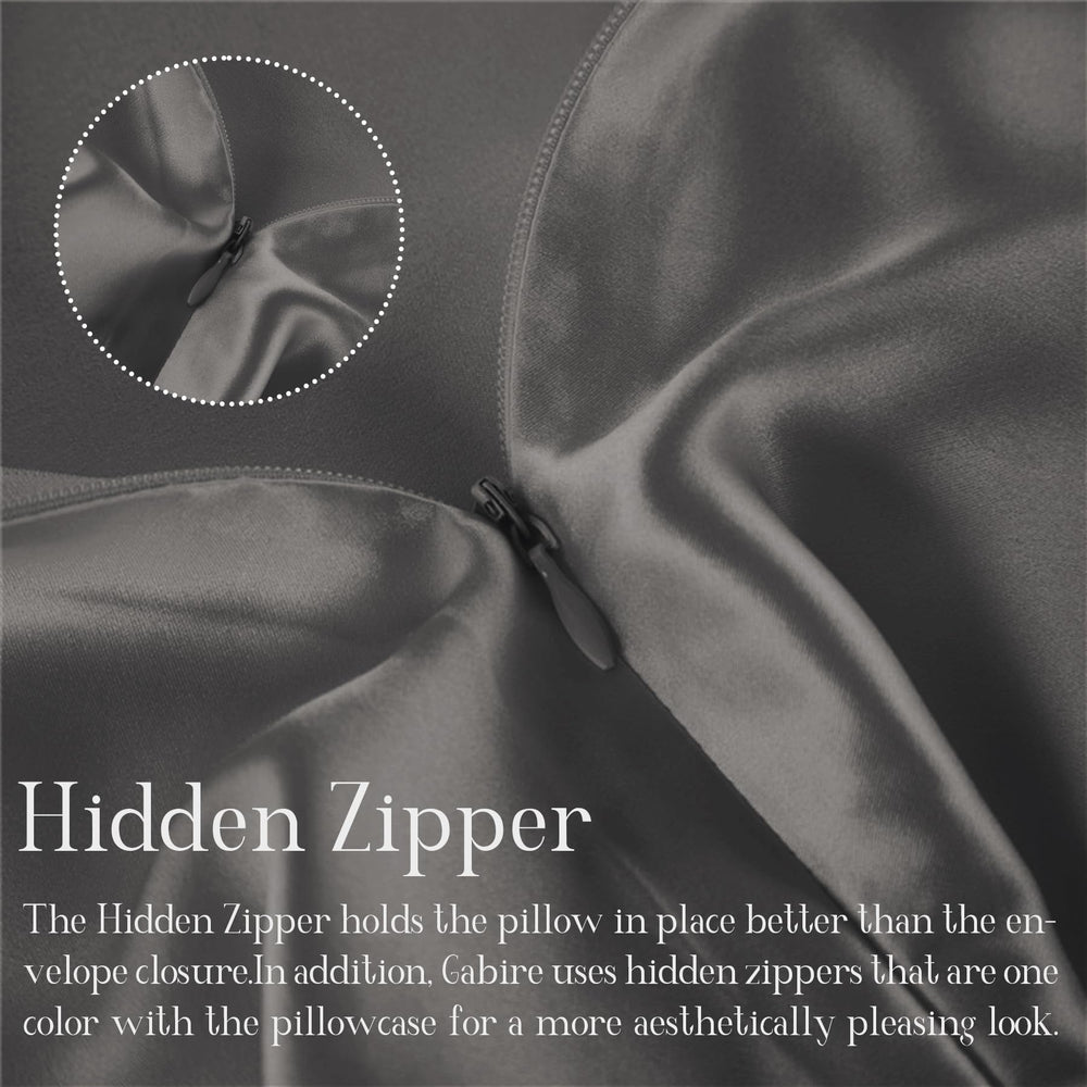 Gabire pillow on made bed in bedroom, creates cooler comfortable sleep
