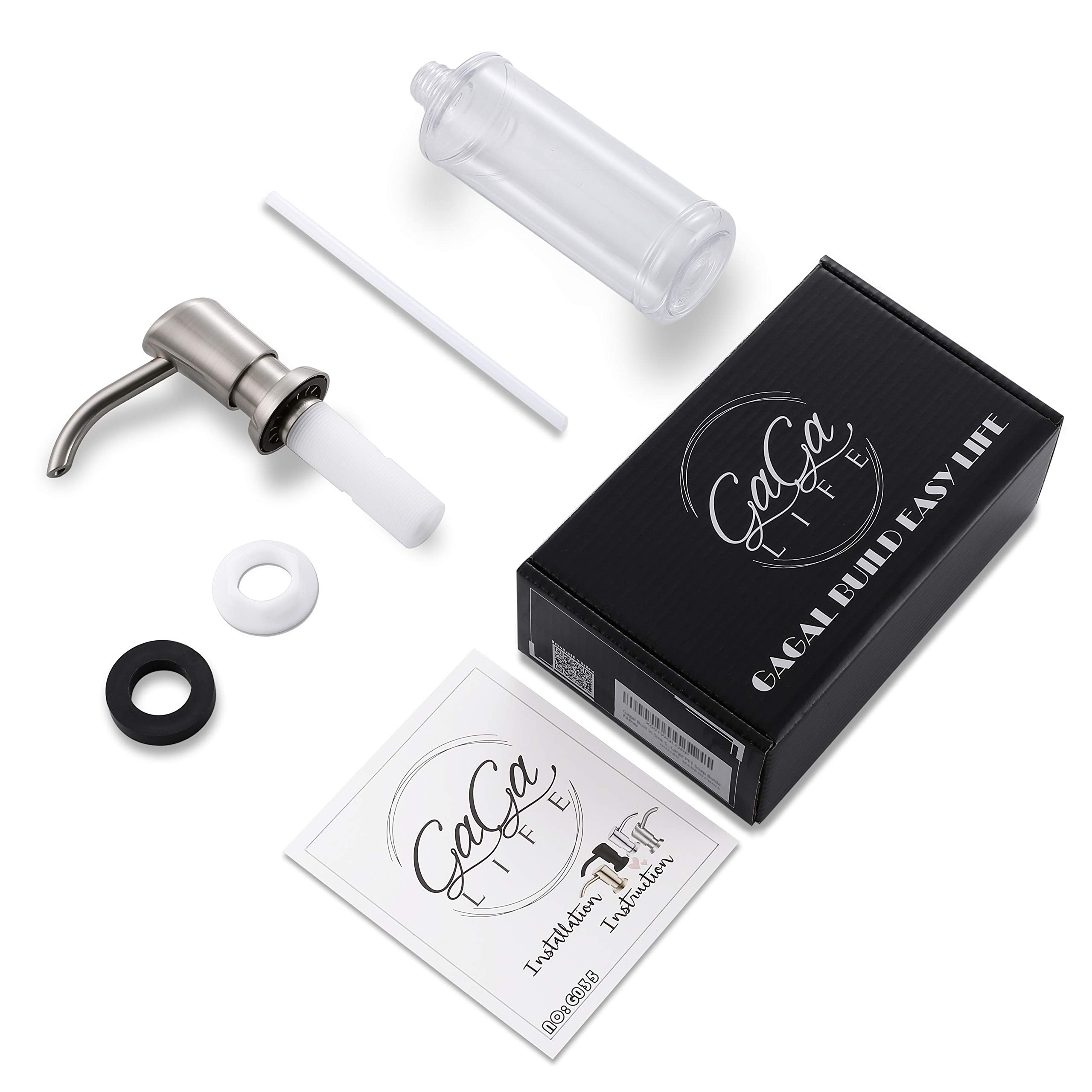 GAGALIFE packaging and components laid out for quick DIY installation and included parts