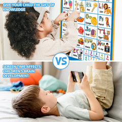 GaHoo poster next to a toy showing 24x16 inch scale and portable storage advantage