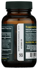 Gaia Herbs capsule close-up showing texture and easy-to-swallow benefit