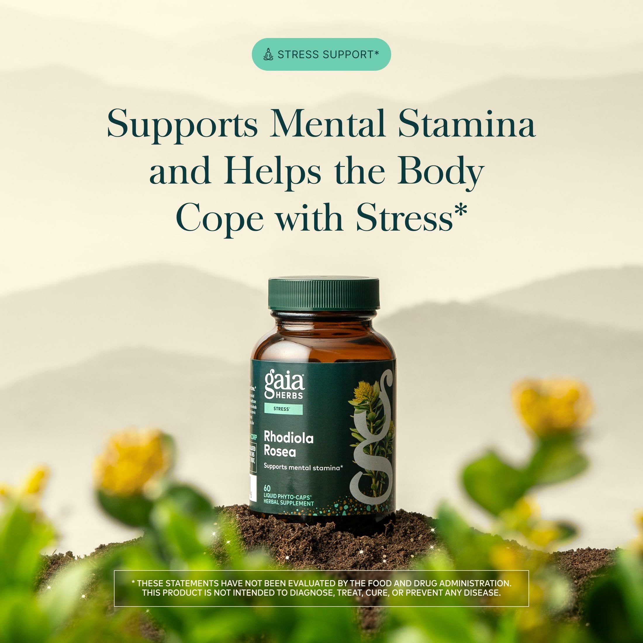 Gaia Herbs product label details showing ingredient transparency