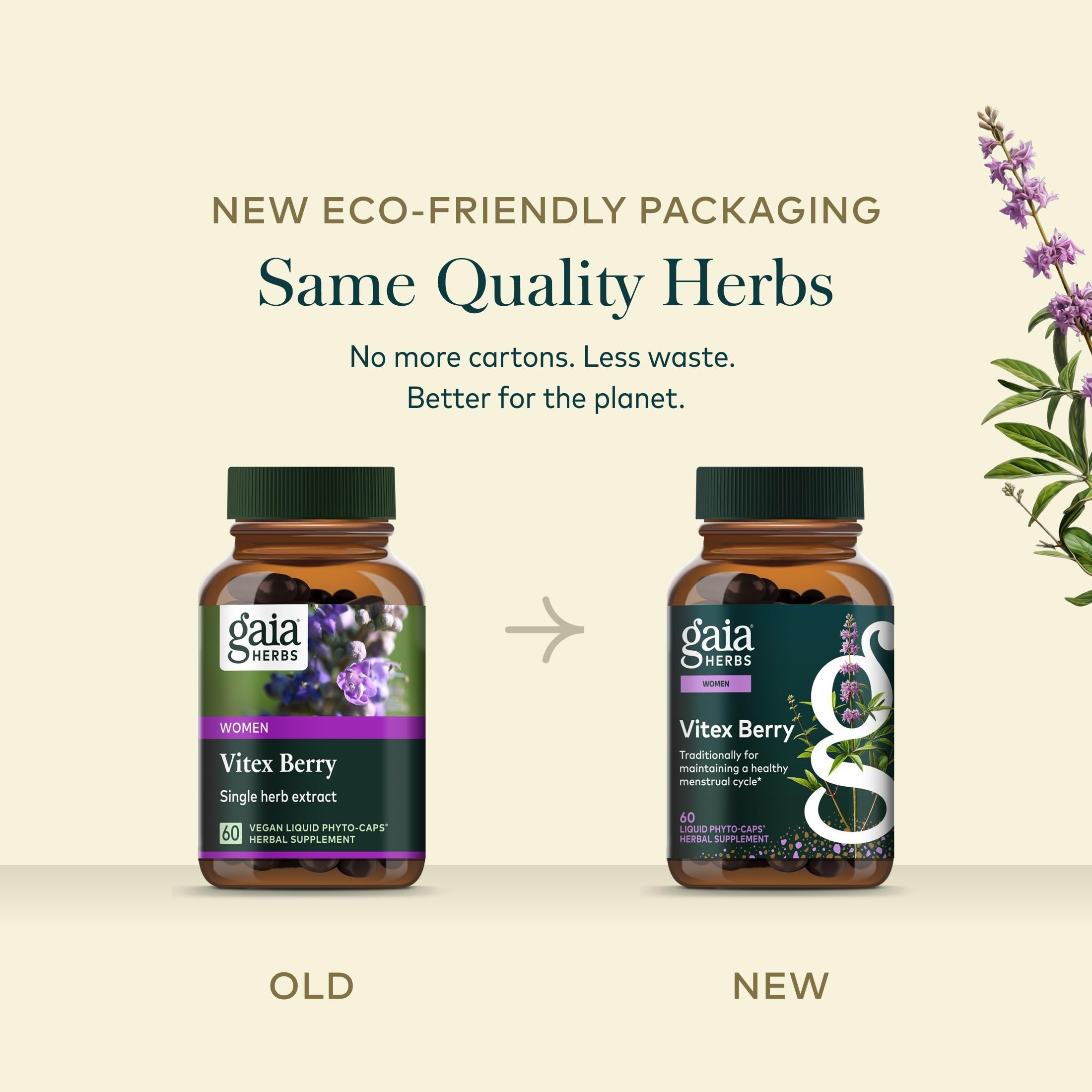 FAIRWILD certification badge on Gaia Herbs packaging showing ethical sourcing benefit