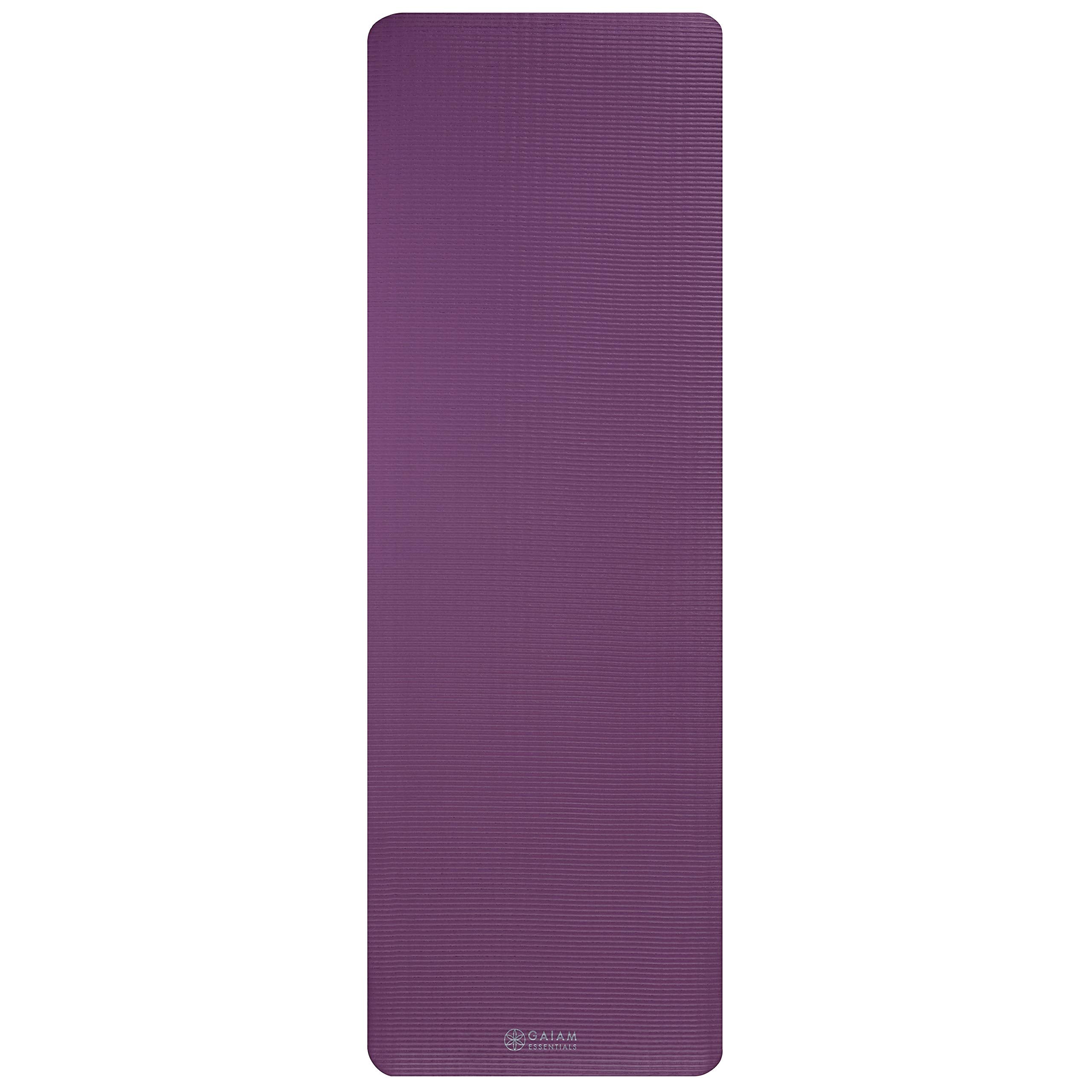 Gaiam cleaning wipe demonstration showing easy-care maintenance and low-odor foam