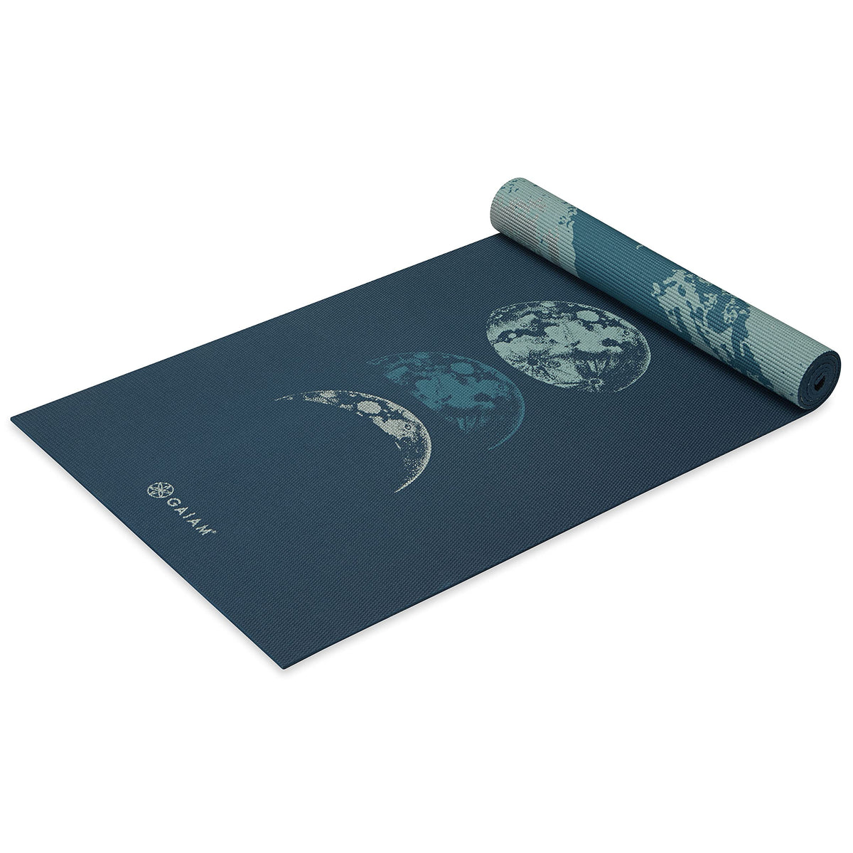 Gaiam Lunar Wave front view showing print and benefit of style