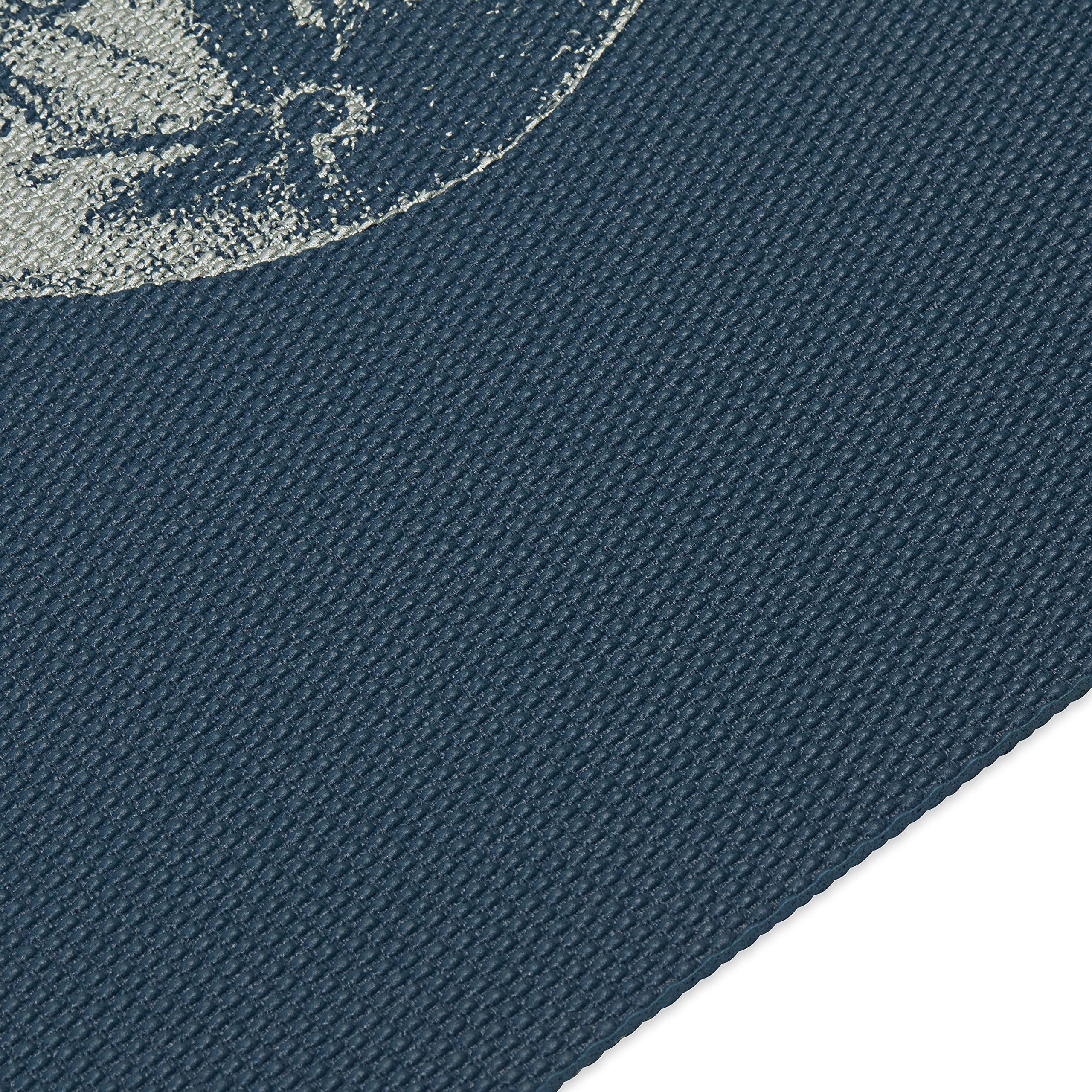 Gaiam Lunar Wave edge profile showing 6mm thickness for cushioning