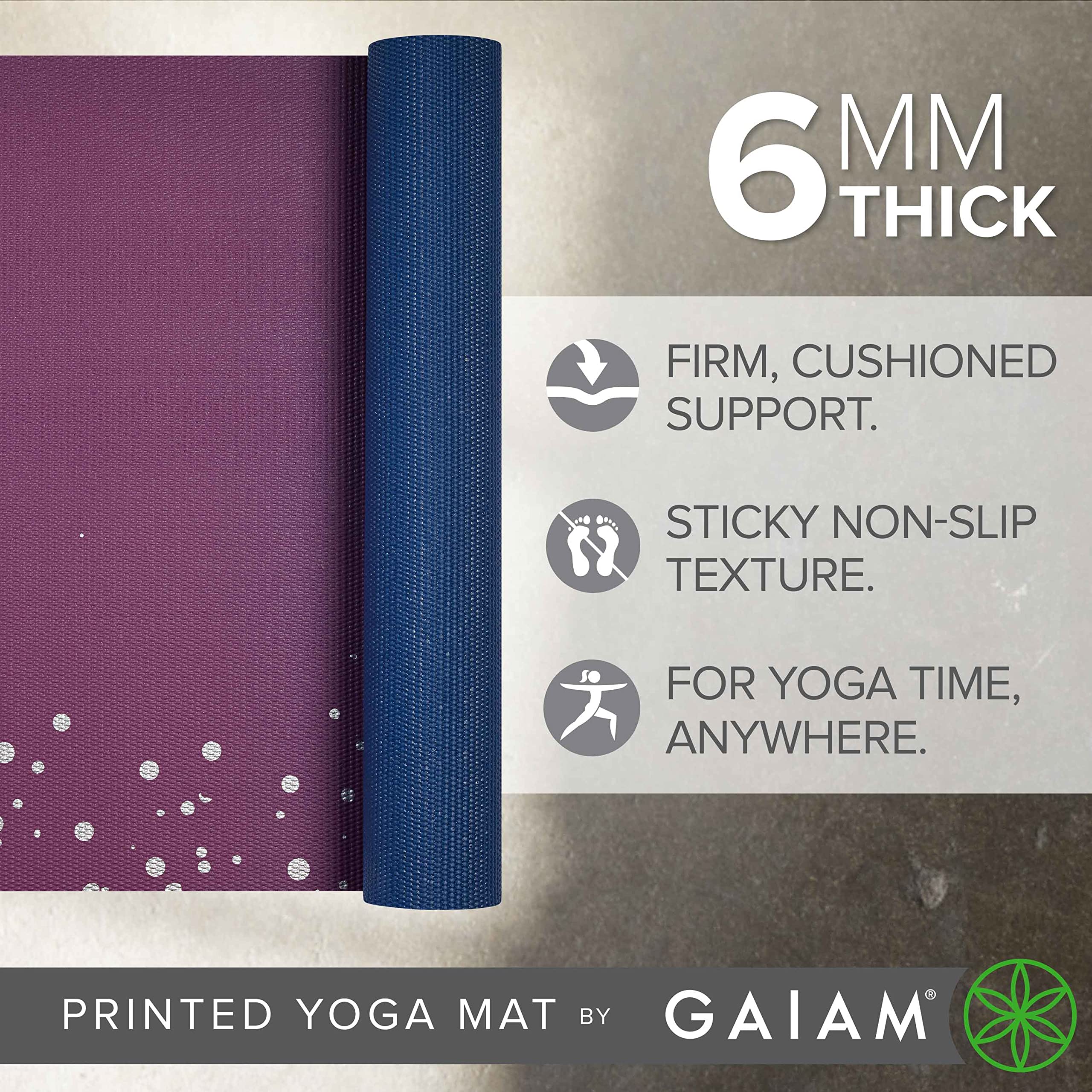 Gaiam close-up of textured surface highlighting grip and traction