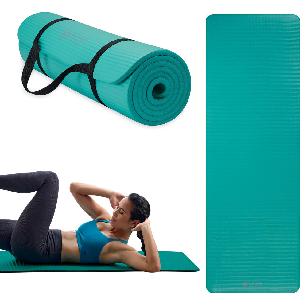 Gaiam close-up textured foam surface providing slip resistance