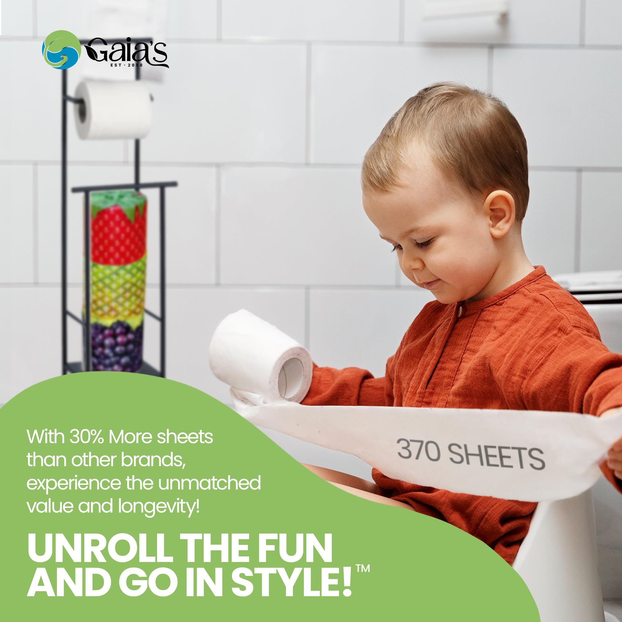 GAIA'S bamboo core detail illustrating plastic-free, compostable materials