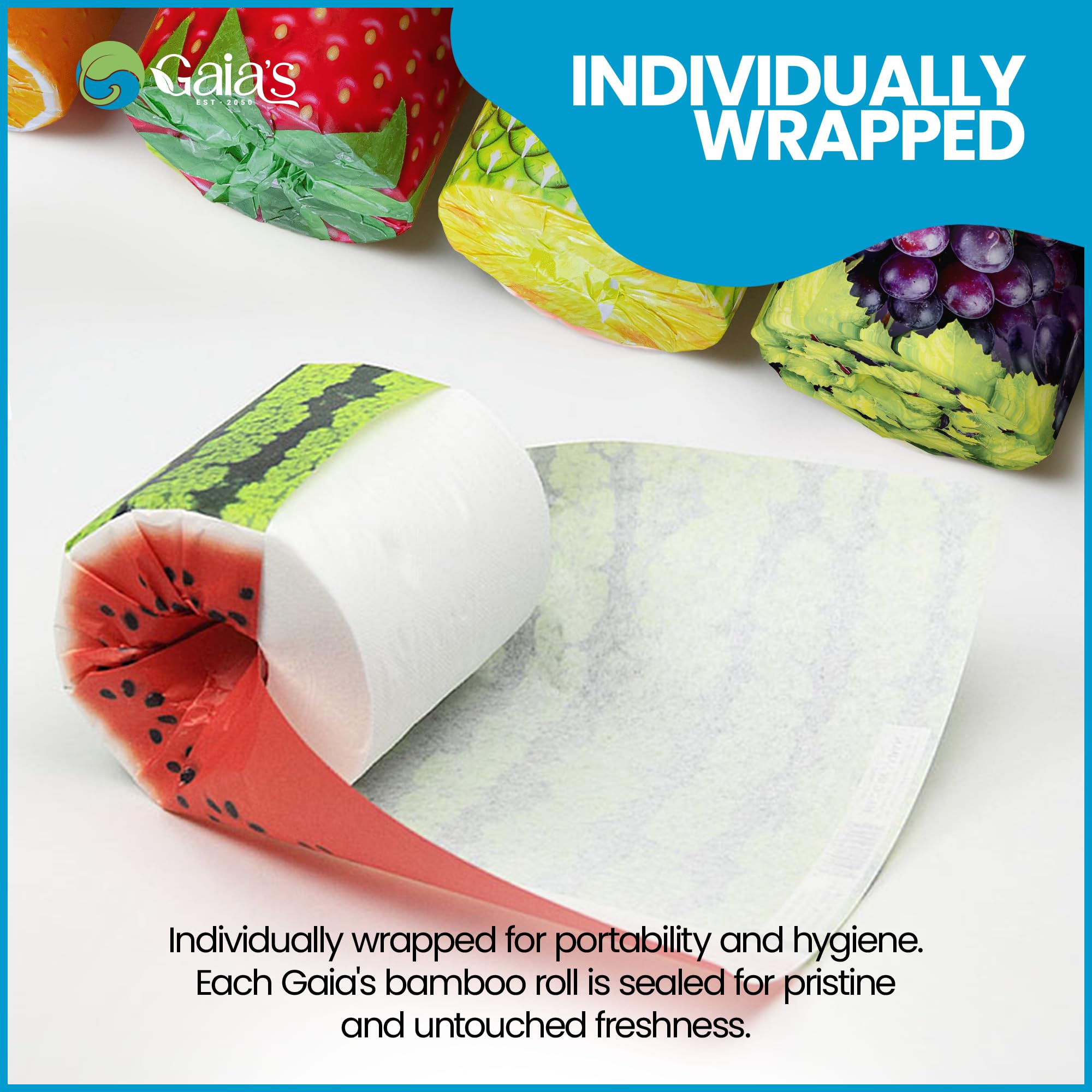 GAIA'S bathroom lifestyle scene showing elegant, sustainable décor benefit