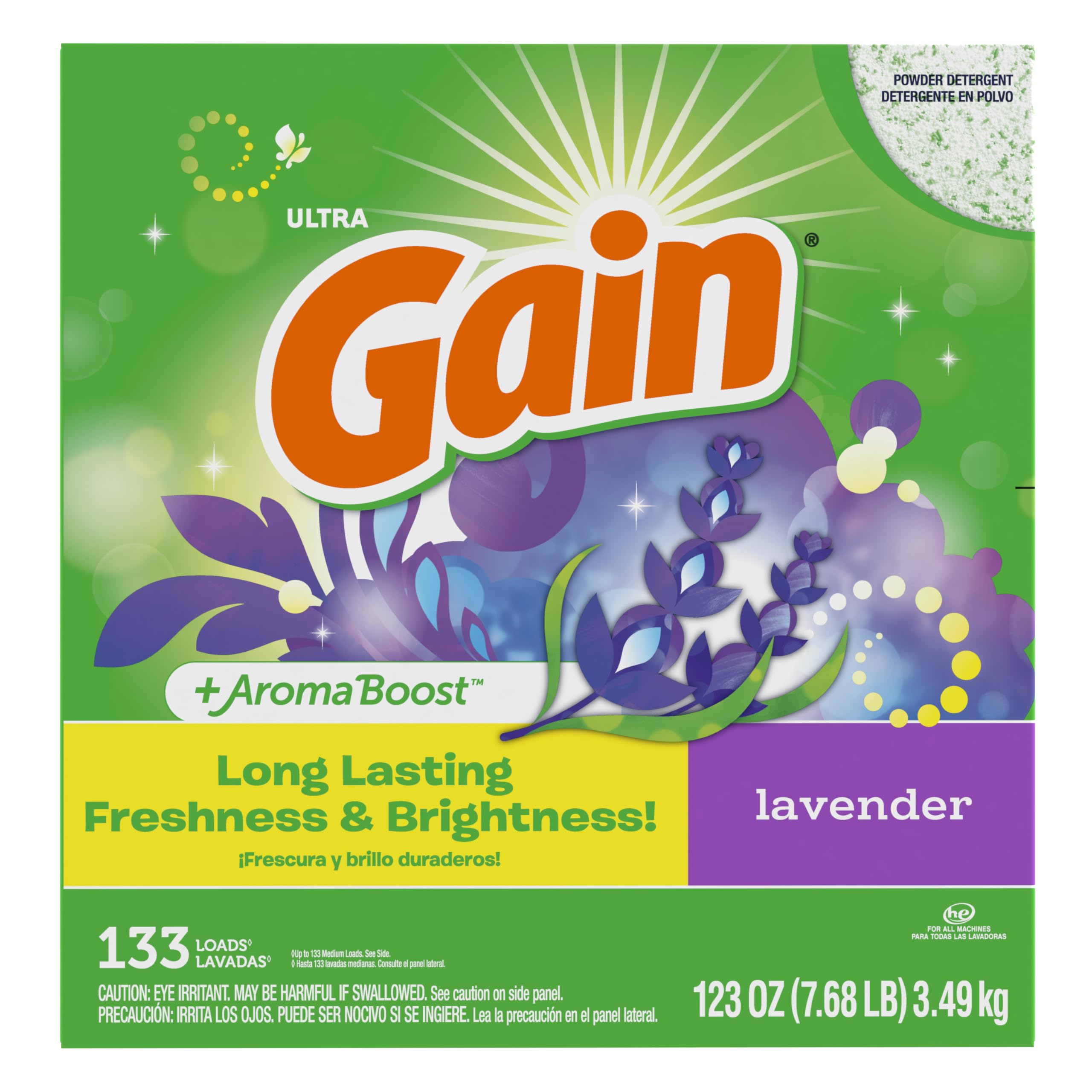 Gain paired with scent beads suggesting layered fragrance for longer-lasting aroma