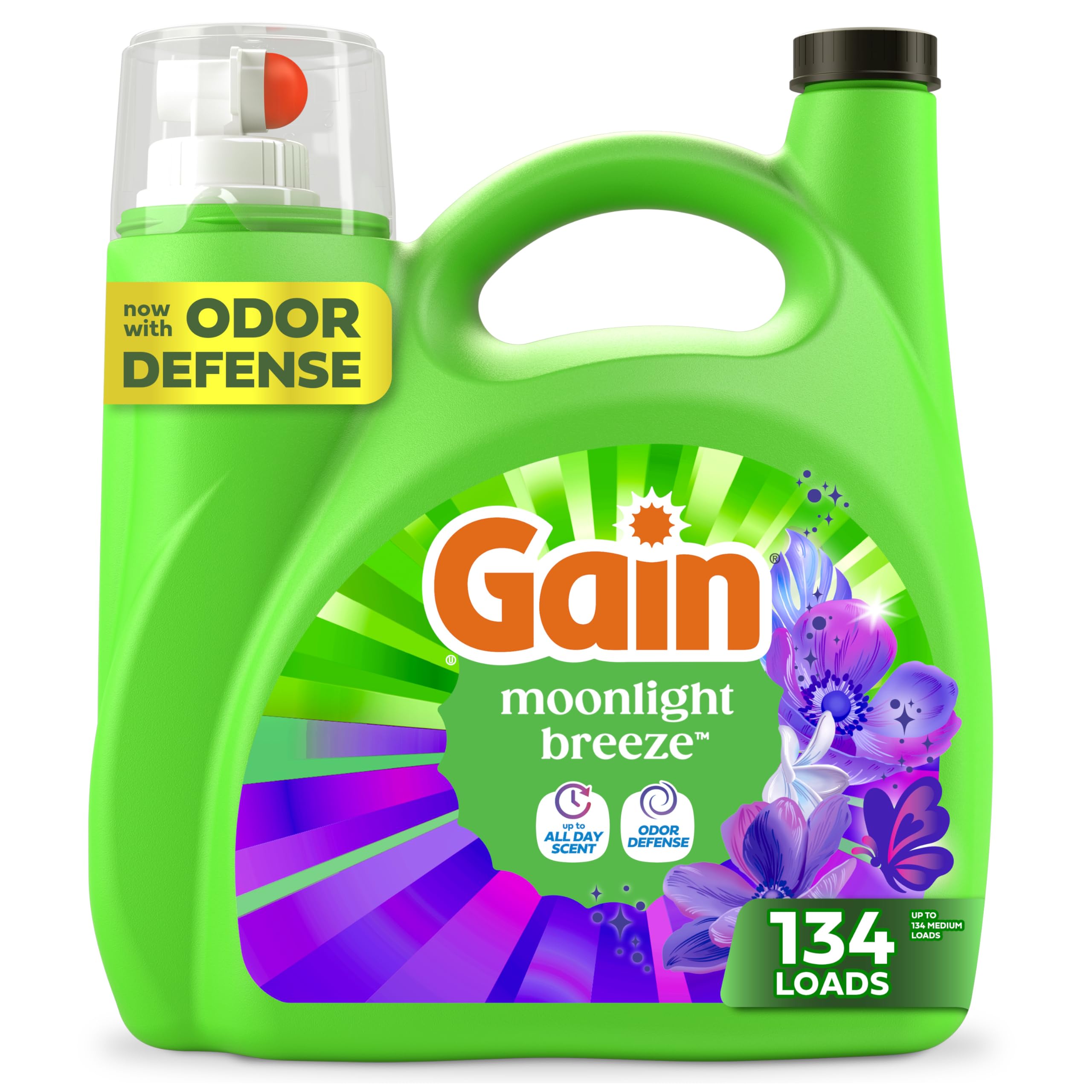 Gain Moonlight Breeze front jug showing label and size for confident purchase