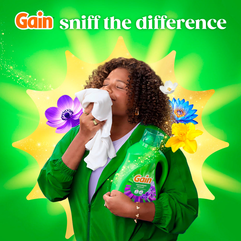 Gain Moonlight Breeze being added to an HE washer for reliable low-suds cleaning