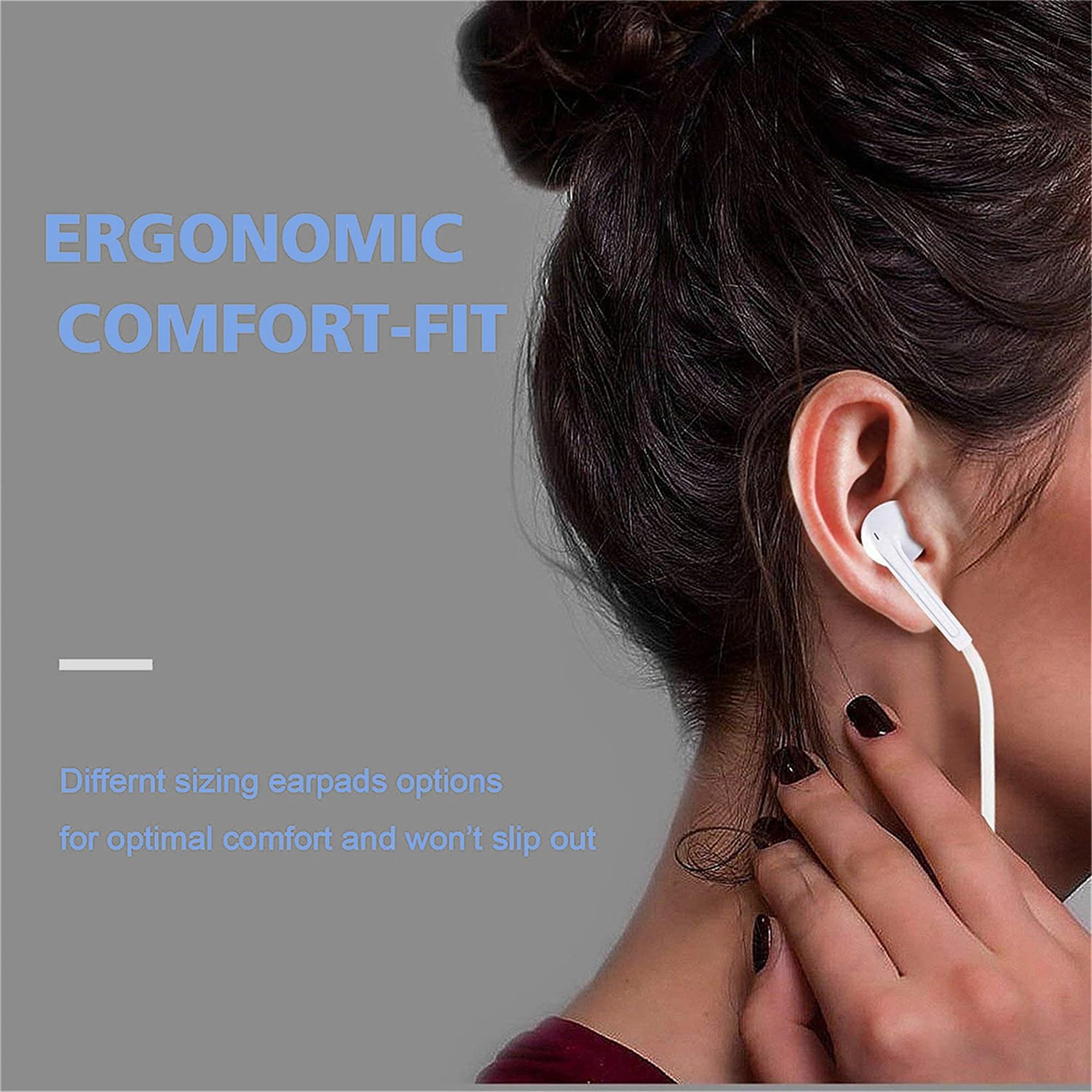 galawelly earbuds beside smartphone to show compact size and quick connectivity