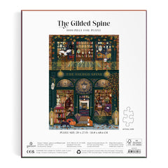 Galison sturdy ribbon-cut puzzle pieces close-up showing thick texture and ease of handling