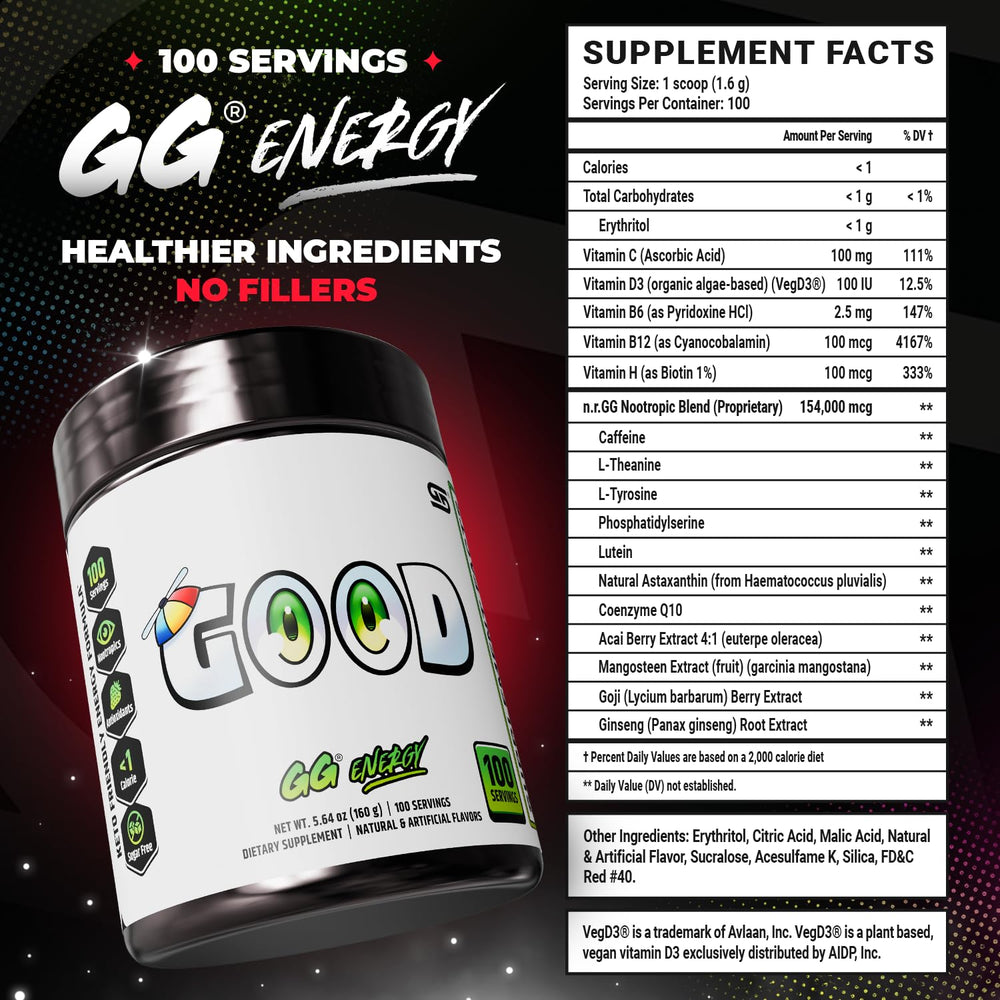 Gamer Supps tub on a gaming desk illustrating endurance and focus during play