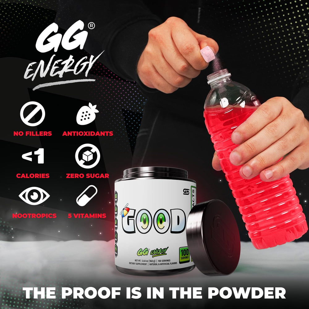 Gamer Supps powder texture close-up demonstrating fine mixability and smooth blend