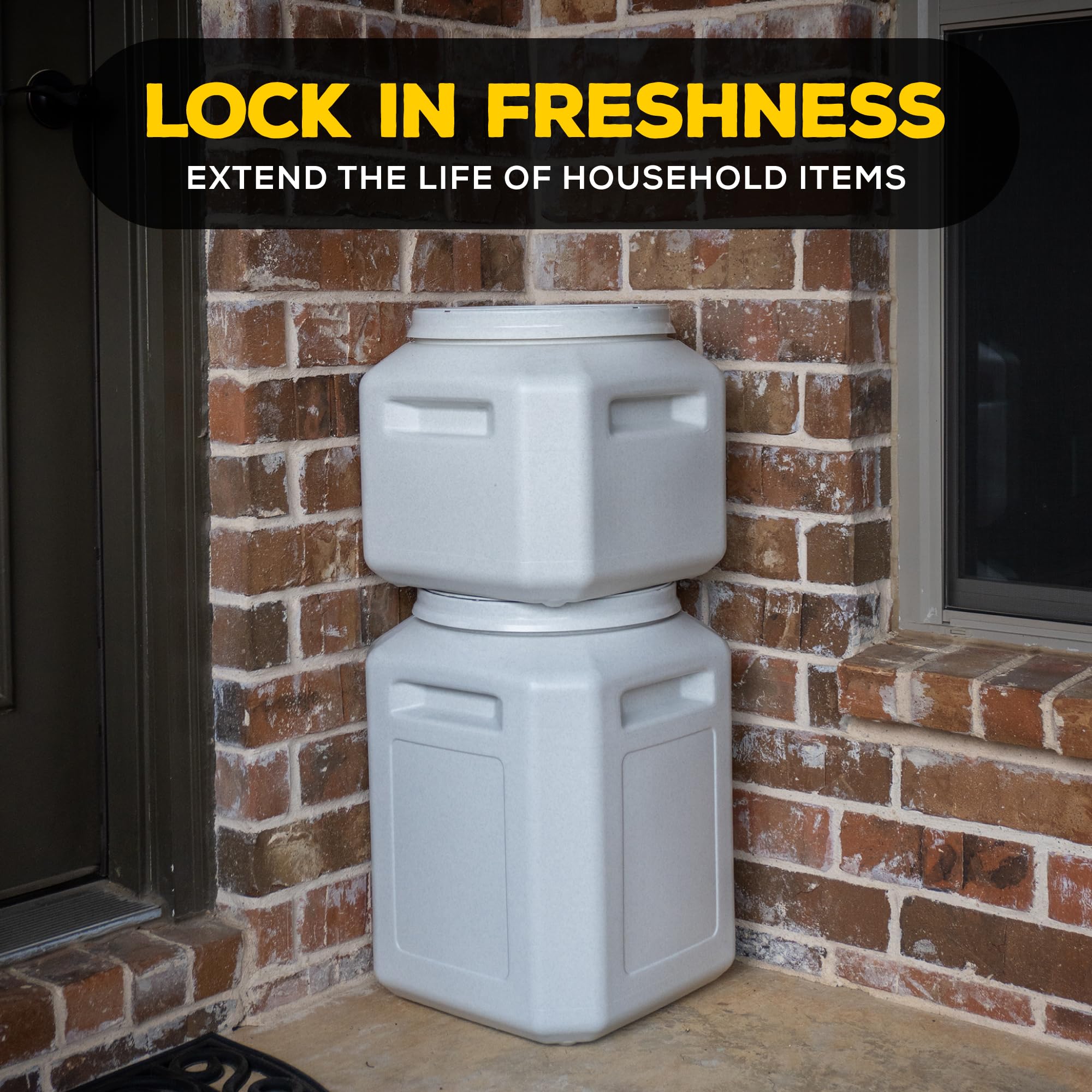 Gamma2 Vittles Vault HDPE texture highlighting durable construction