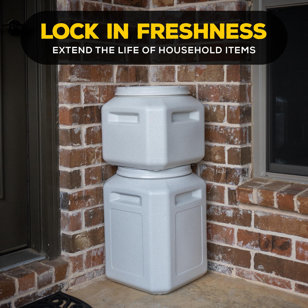 Gamma2 Vittles Vault HDPE texture highlighting durable construction