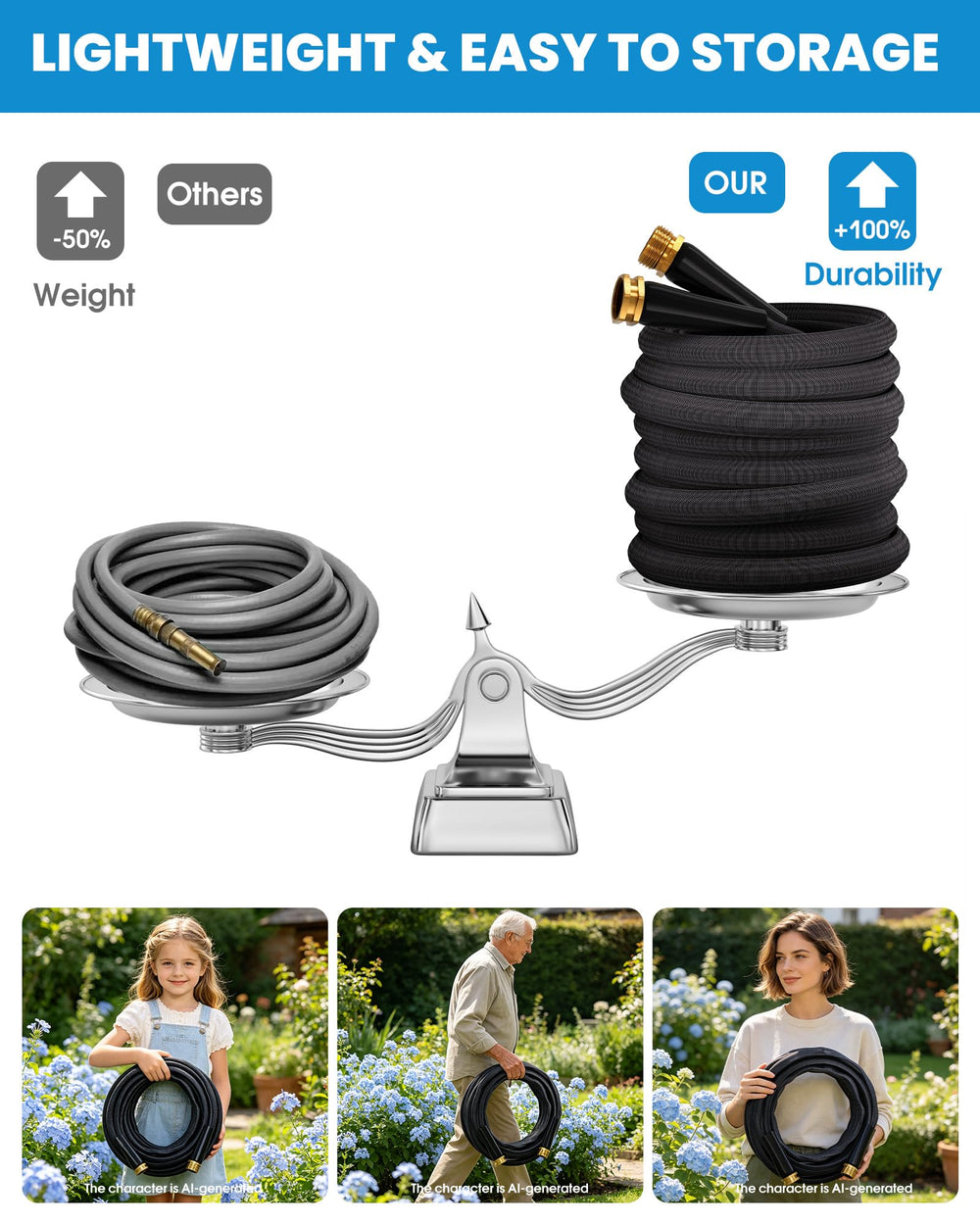 GAMSOD attached to pressure washer demonstrating high‑pressure compatibility
