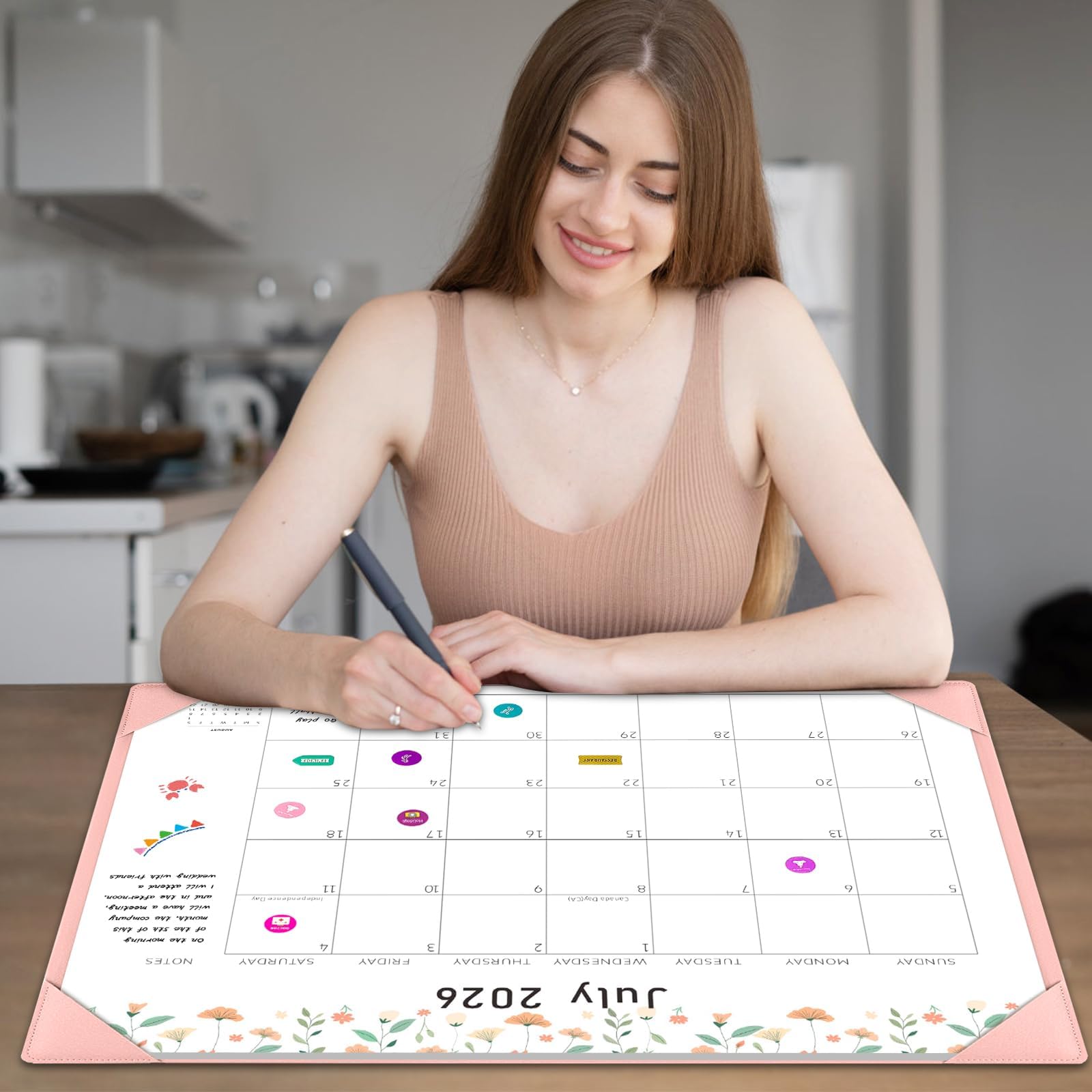 Gannyfer montage of different floral month variations adding calm decorative accents each month