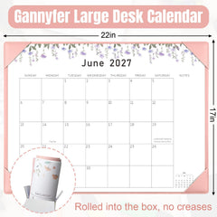 Gannyfer tear-line demonstration illustrating easy month removal and neat edges for fast transitions