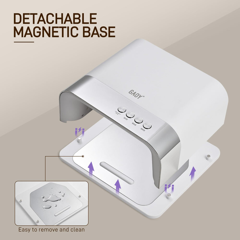GAOY lamp automatic sensor activating as a hand enters for hands-free operation