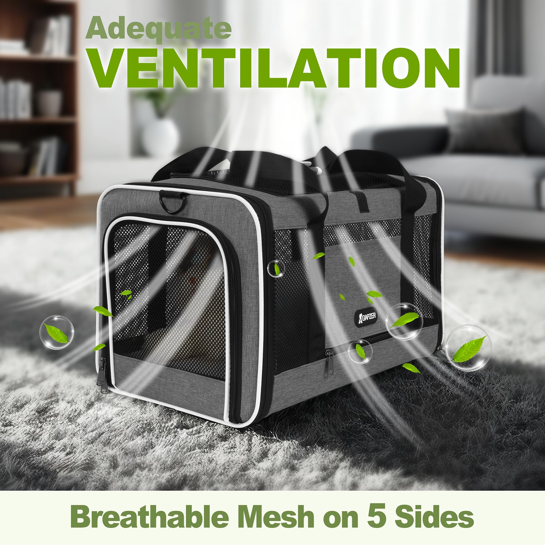GAPZER mesh ventilation closeup providing airflow and comfort