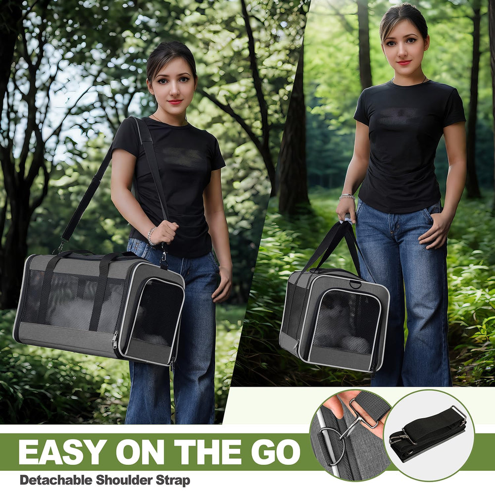 GAPZER on suitcase with luggage sleeve for hands-free travel