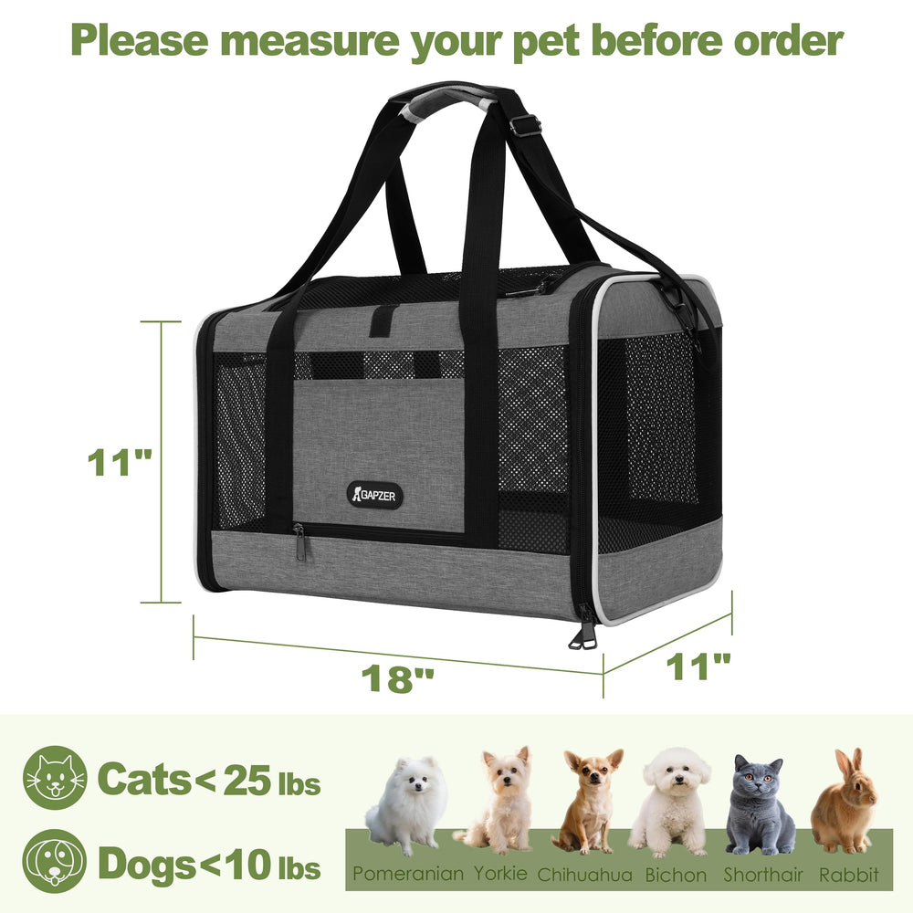 GAPZER side door detail demonstrating easy pet access and safety