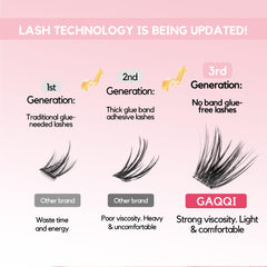 GAQQI application in hand near mirror for quick one-step use