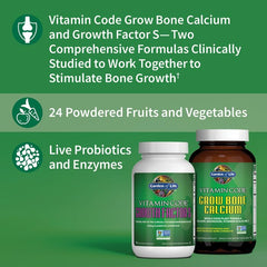 Garden of Life capsule close-up highlighting easy-to-swallow texture and purity