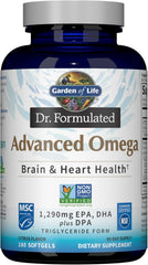 Garden of Life cut softgel revealing clear oil to show purity and potency