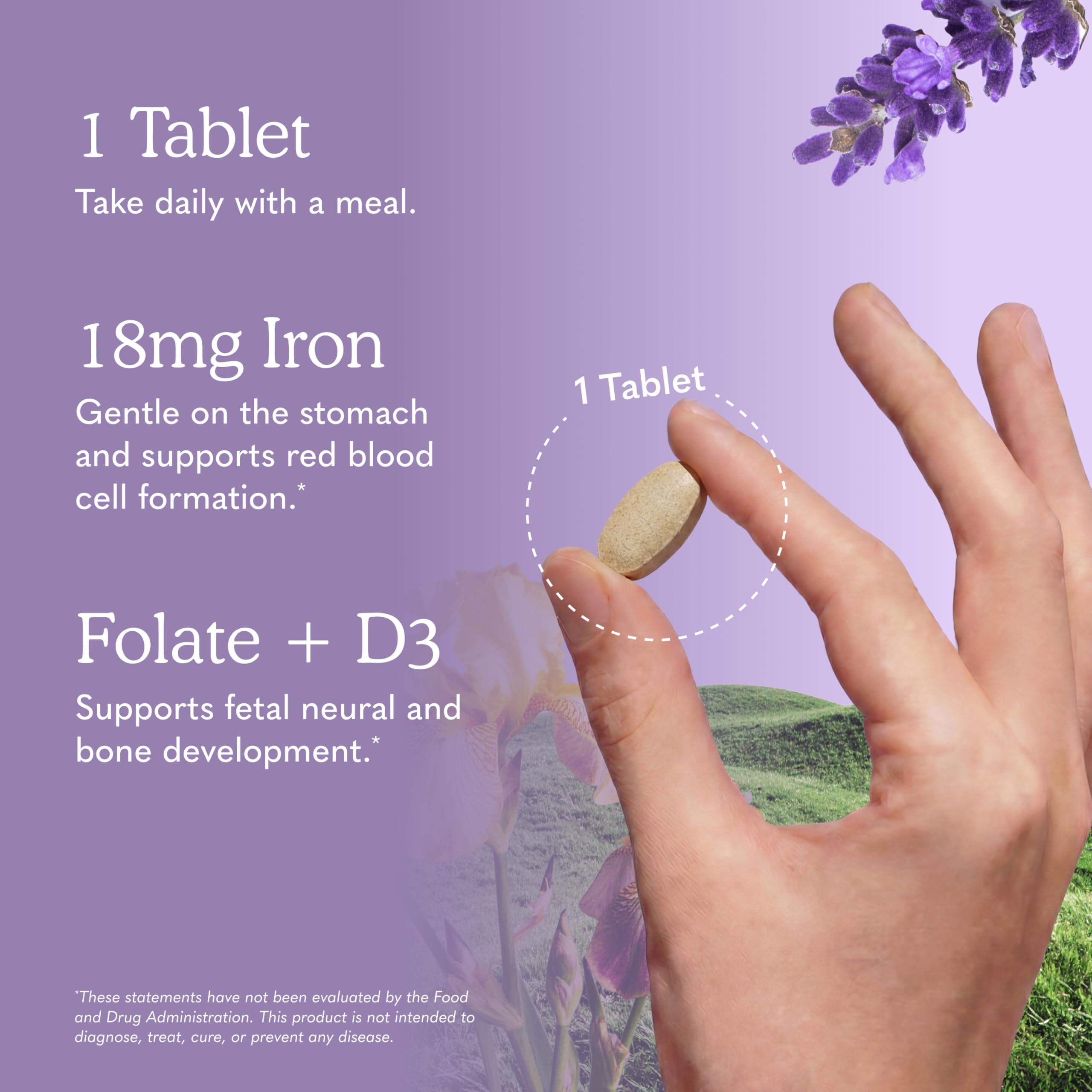 Garden of Life open bottle with tablets displaying convenient supply