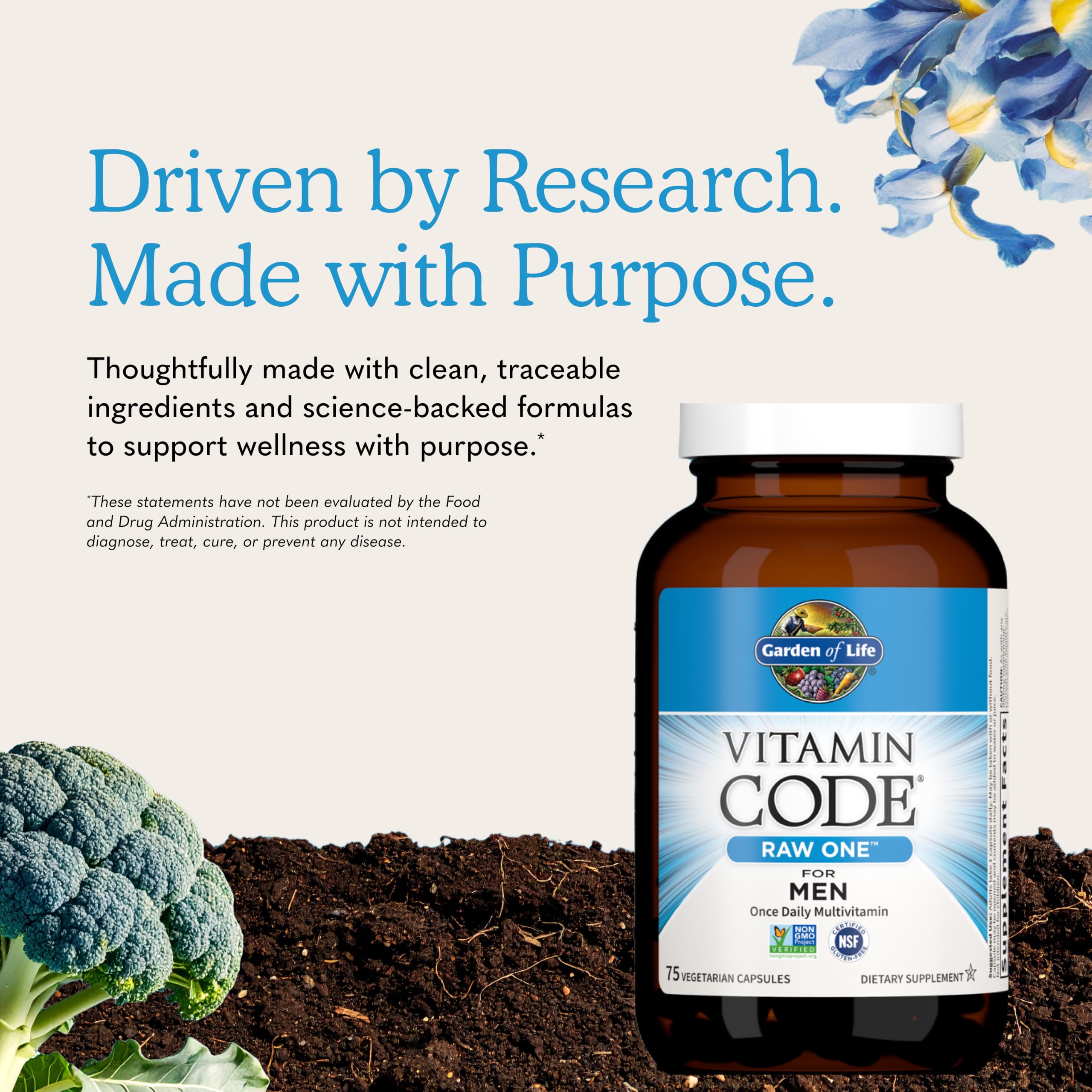 Garden of Life RAW ONE open capsule mixed in water for flexible use