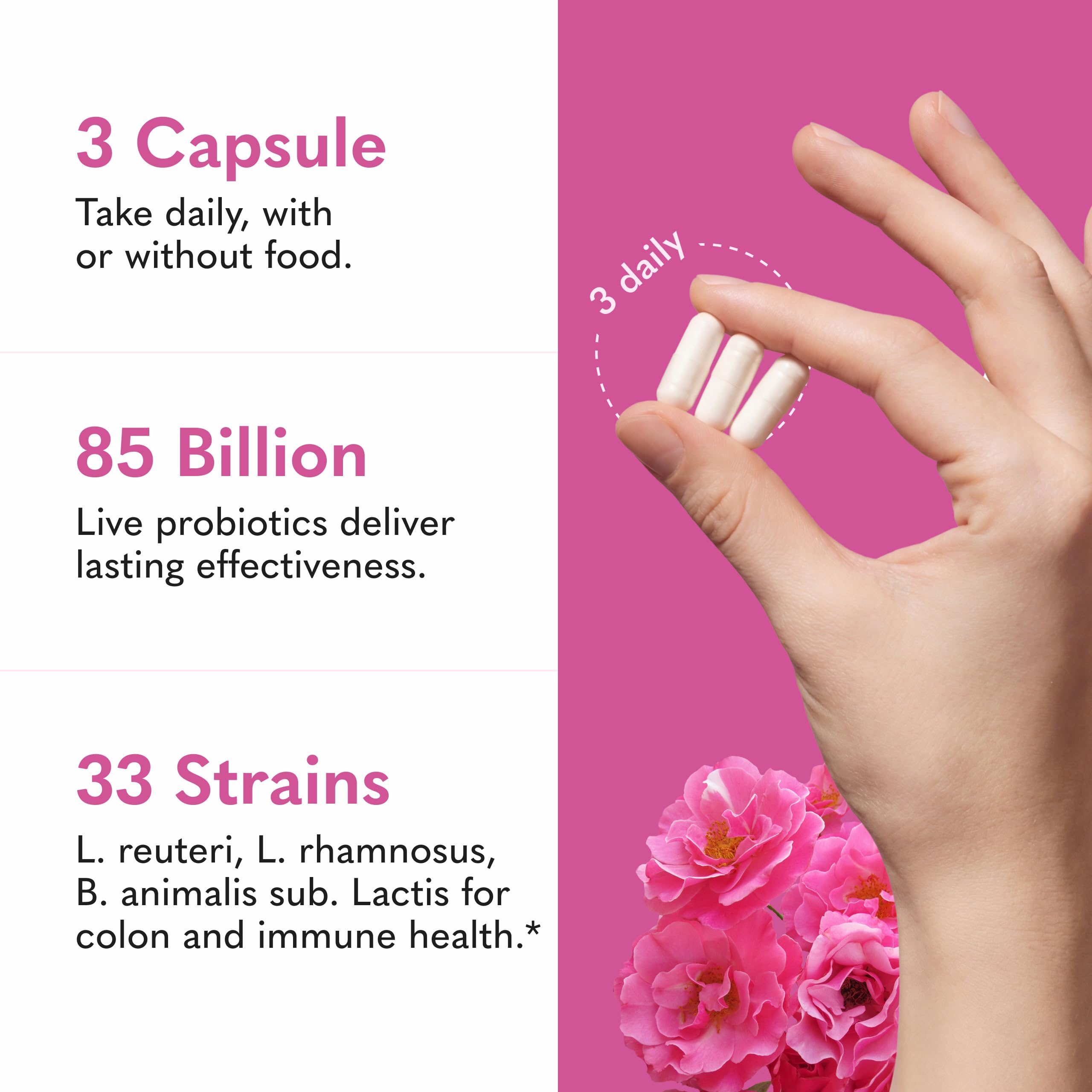Garden of Life label nutrition facts showing CFU and strain count