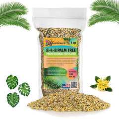 Gardenera front label showing 8-4-8 formula and quick benefits
