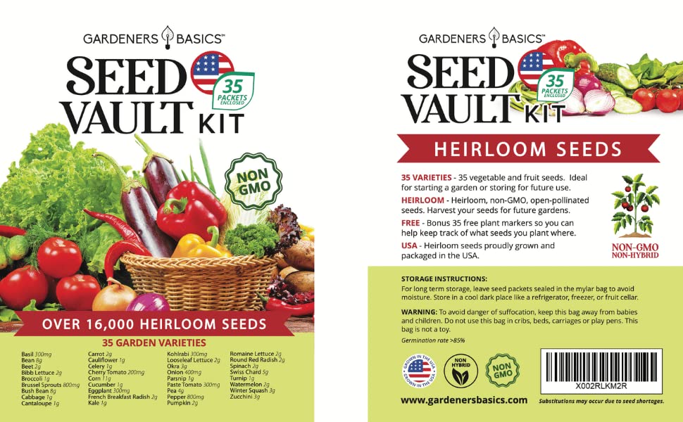 Gardeners Basics backyard harvest scene showing diverse vegetables from the kit