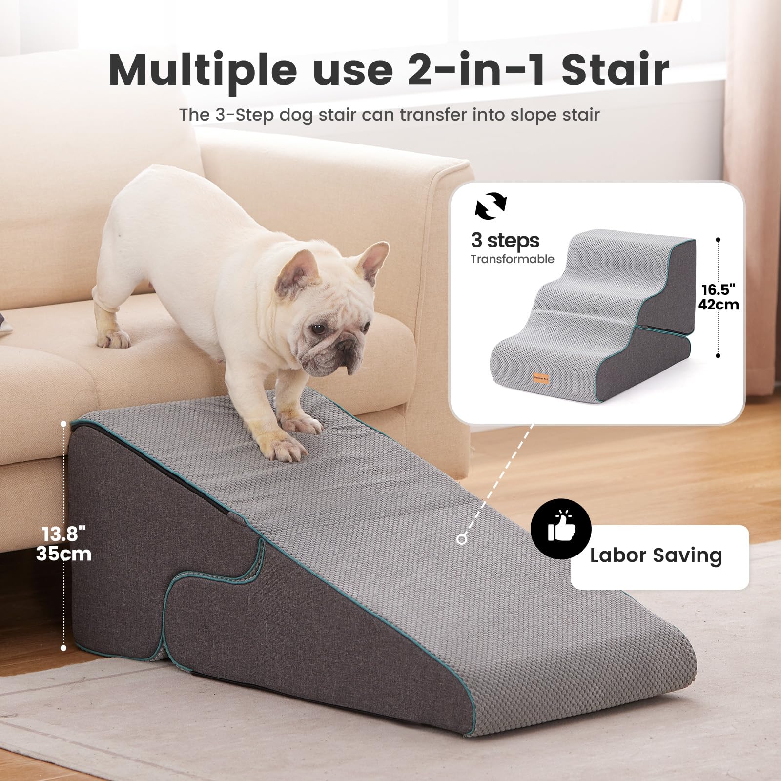 Gardner Pet close-up of waterproof cover texture protecting foam
