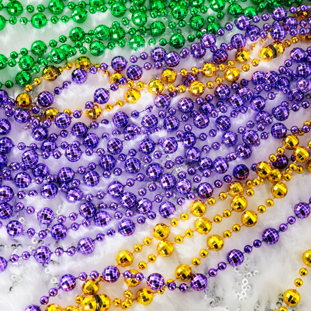 Garma close detail of bead strand highlighting smooth edges safety