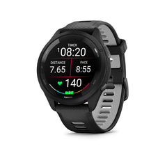 Garmin Forerunner 265 side view highlighting buttons and bezel for easy tactile controls benefit