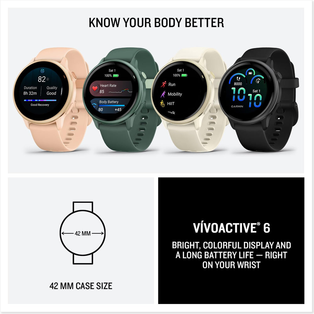 Garmin vívoactive 6 packaging and included accessories for out-of-box readiness benefit