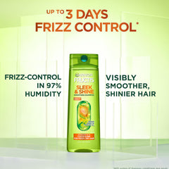 Garnier Fructis shampoo texture close-up showing gentle cleansing and moisture
