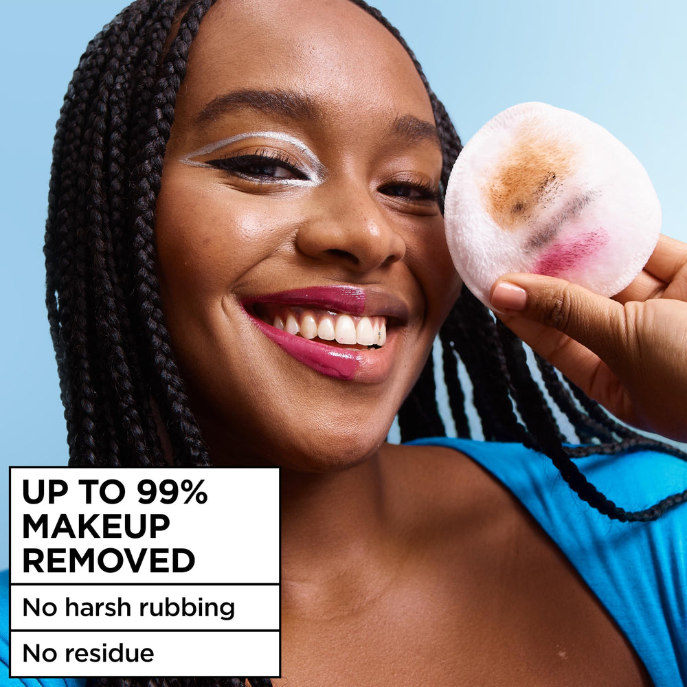 Garnier micellar in use removing waterproof eye makeup gently