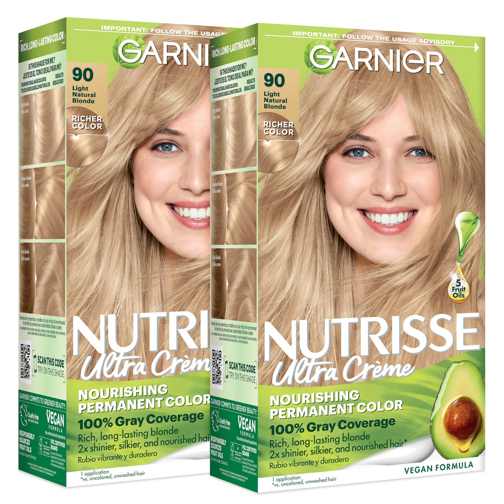 Garnier front packaging showing shade and benefits for confident purchase