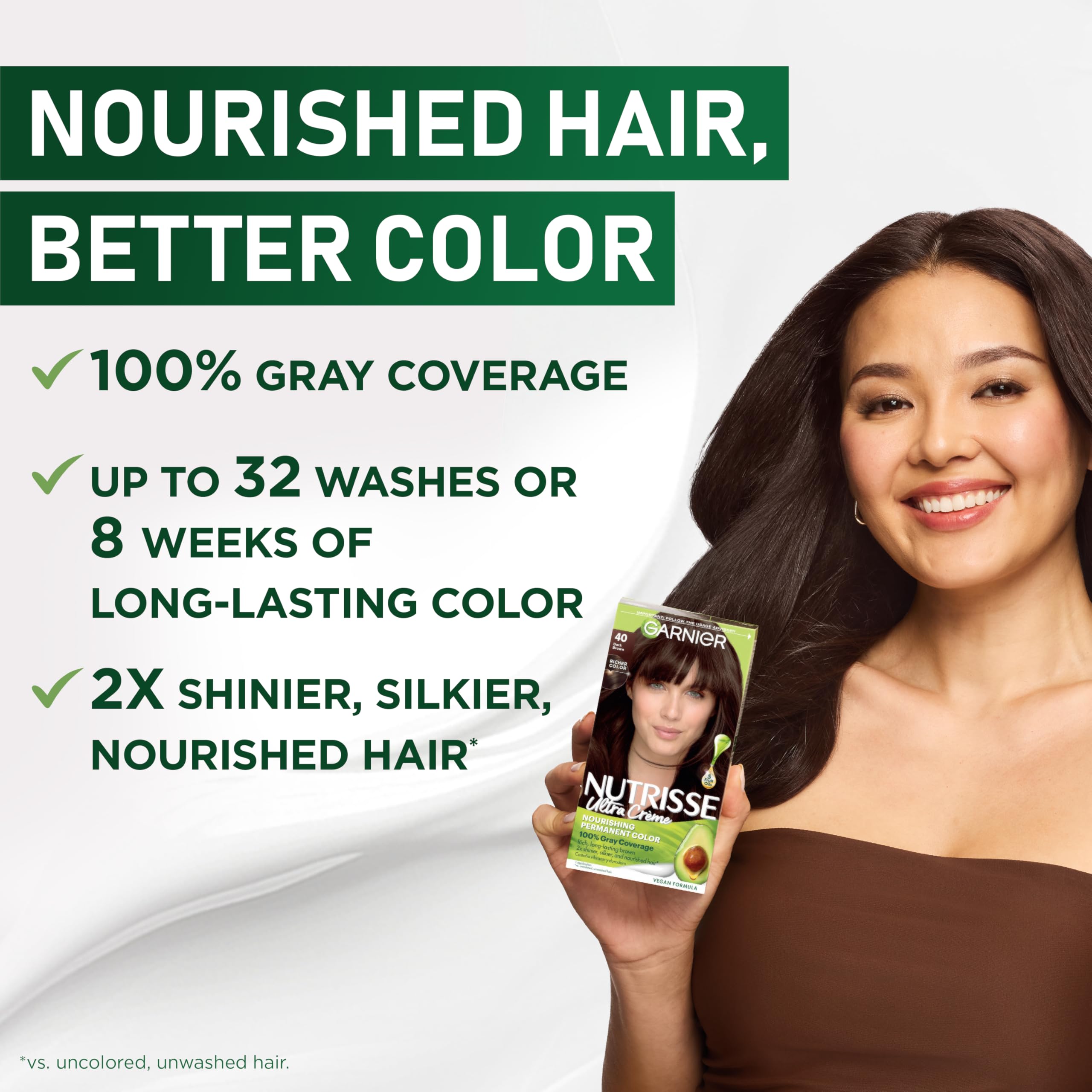 Garnier oil ampoule closeup highlighting nourishing five‑oil boost