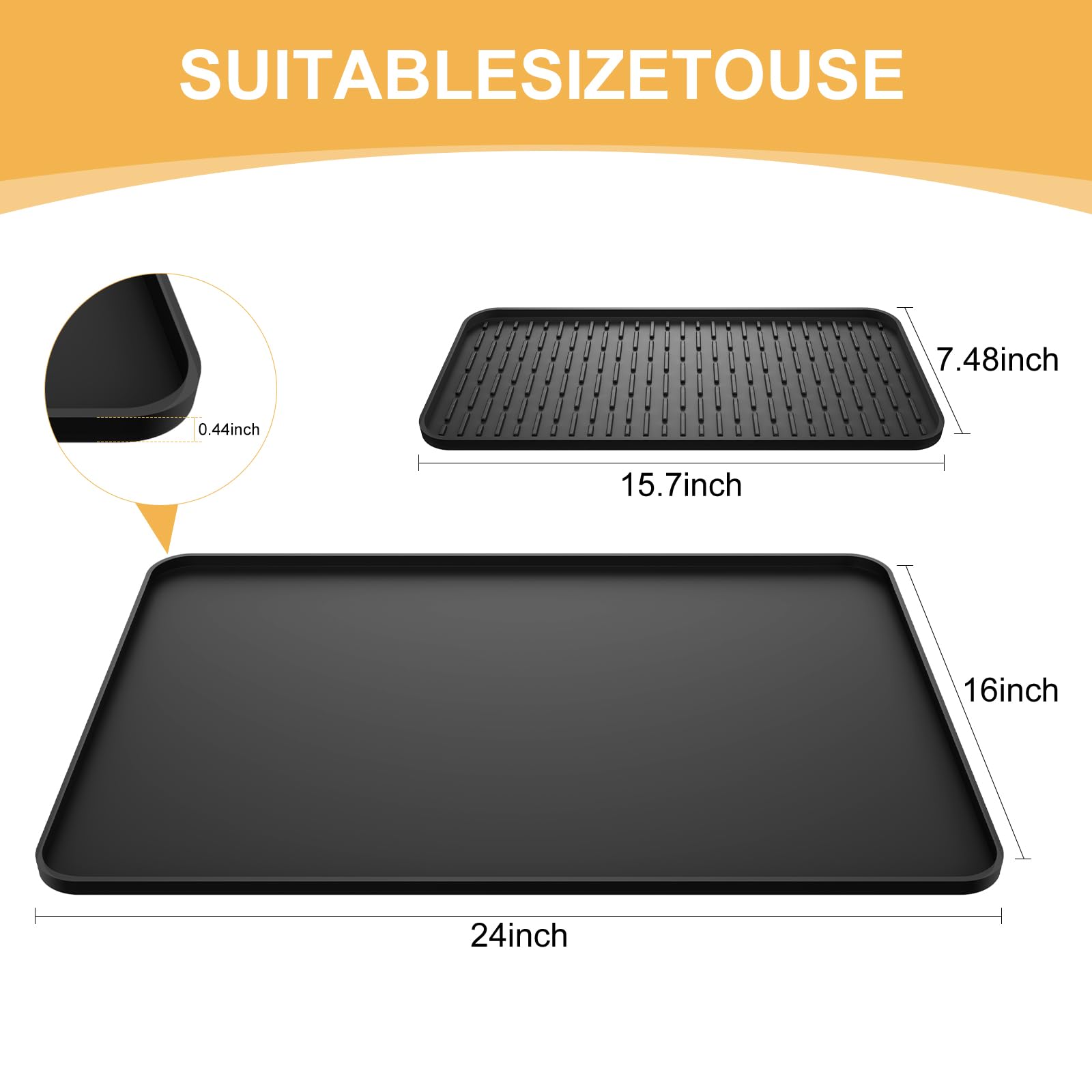 Garolue silicone texture close-up demonstrating durable easy-clean surface